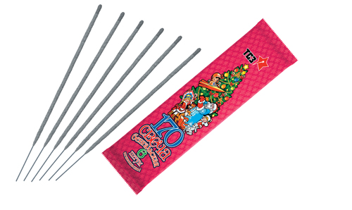  Бенгальские свечи 6 шт 170 мм в пакете  в Воркуте